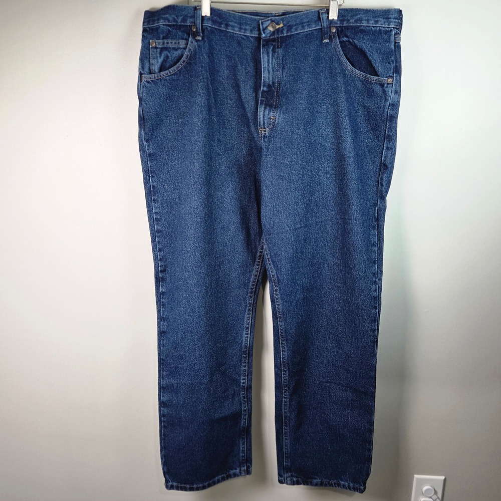 Wrangler‎ Five Star Jeans Mens 42x32 Blue NEW Relaxed Fit Denim 9760WDR Pants